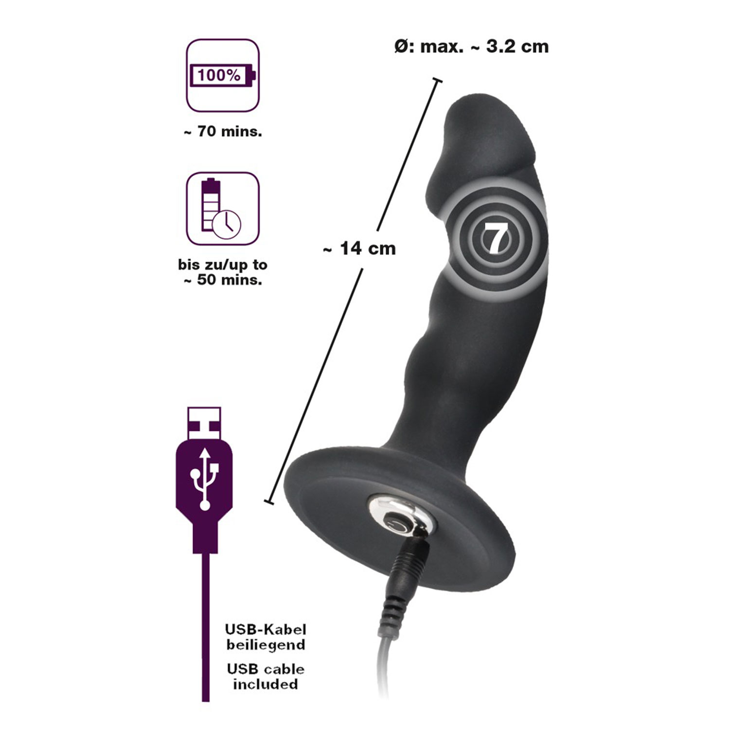  Artikelbild 7 des Artikels “Black Velvets Rechargeable Plug “